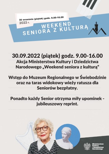 Weekend seniora z kulturą - akcja MKiDN 